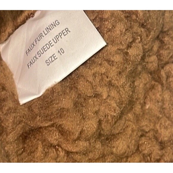 MUK LUKS WOMEN'S LAUREL FLAT SWEATER KNIT ANKLE BOOTS SZ 10 BROWN Snow Boot - Picture 10 of 13